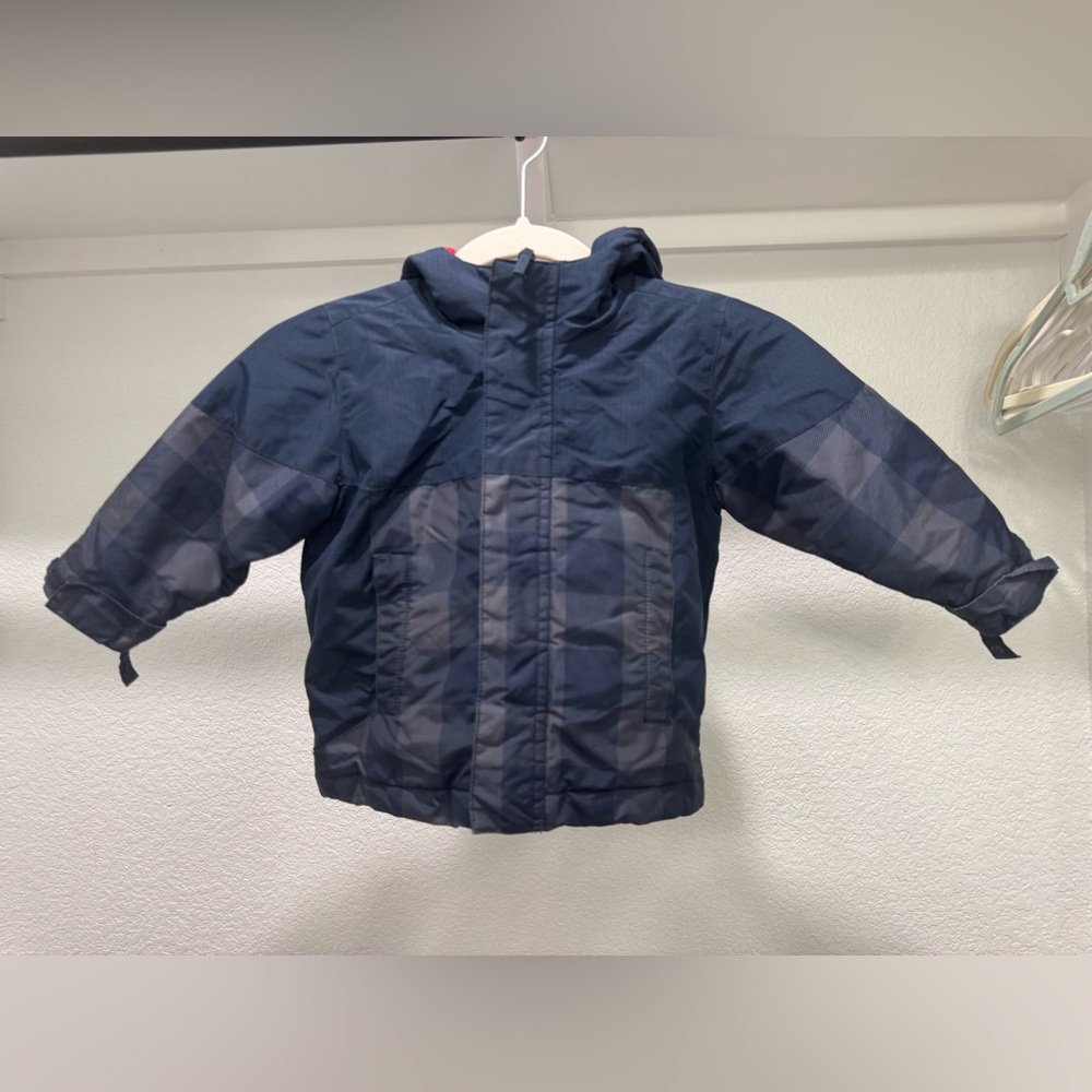 The Children's Place Dark Blue Puffer Jacket - 18-24M